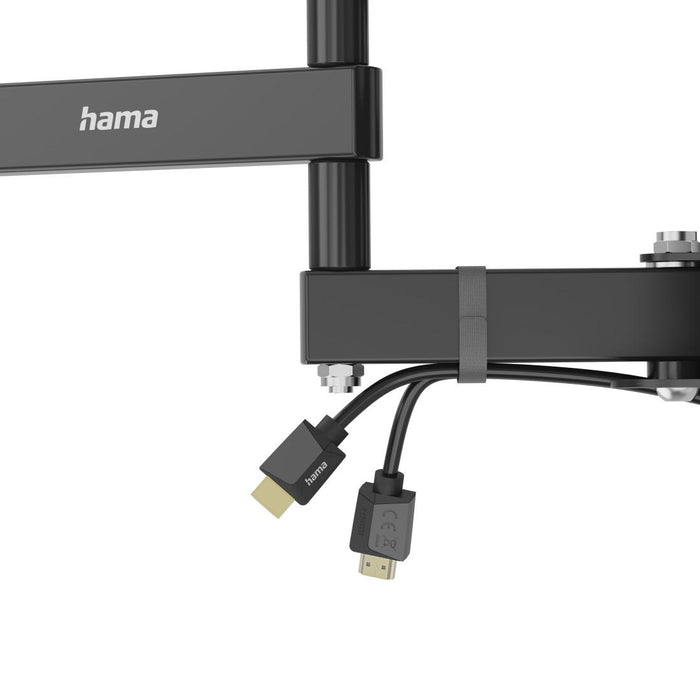 HAMA TV wall mount, 216 cm (85”), up to 50 kg, swivel, tilt, pull-out
