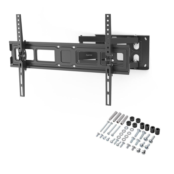 HAMA TV wall mount, 216 cm (85”), up to 50 kg, swivel, tilt, pull-out