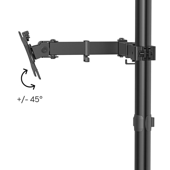 HAMA Desk monitor stand (13" - 35"), adjustable, 2 arms, 12kg