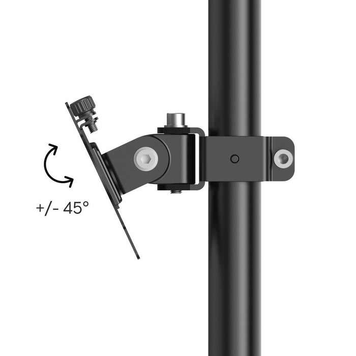 HAMA 3-Monitor Desk Stand, 17"-32", Gas Spring, Fully Mobile, Black
