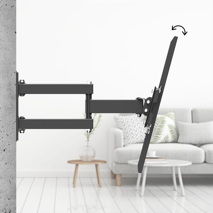 TV wall mount, 32 - 75”, up to 40 kg, swivel, tilt, pull-out