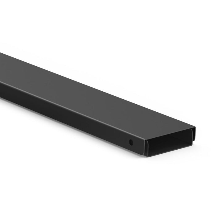 HAMA Magnetic cable duct, 90 cm, for wall mounting, black