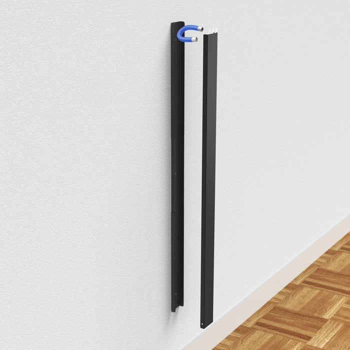 HAMA Magnetic cable duct, 90 cm, for wall mounting, black