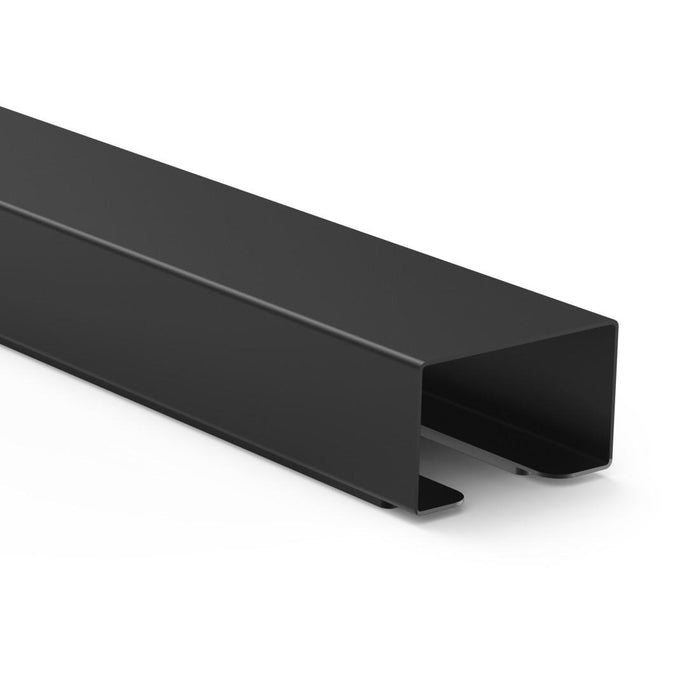 HAMA Magnetic cable channel, 55 cm, for table leg mounting, black