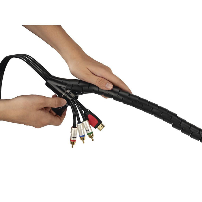 Hose spiral black Easy Cover 2.5 mx 20 mm, 220996