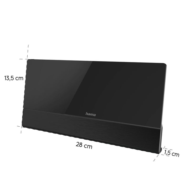 HAMA Indoor antenna “Premium” indoor, DVB-T2, active, automatic amplification