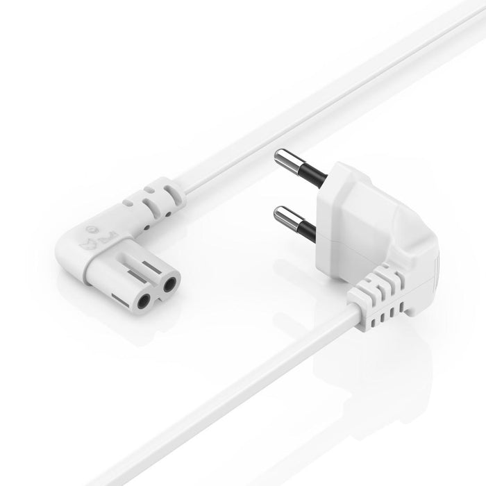 HAMA power cable, 90° angled, 221102