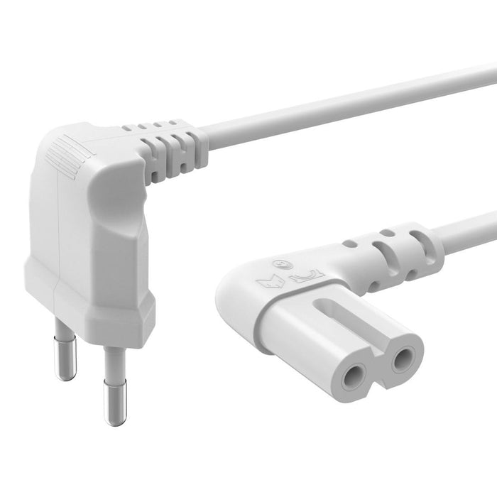 HAMA power cable, 90° angled, 221102