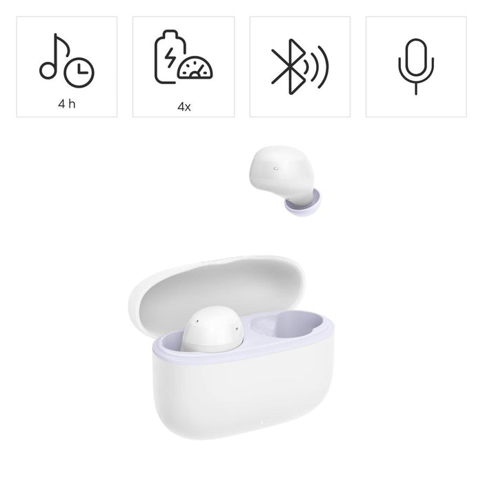 HAMA Bluetooth headphones "Freedom Buddy II", True Wireless, White