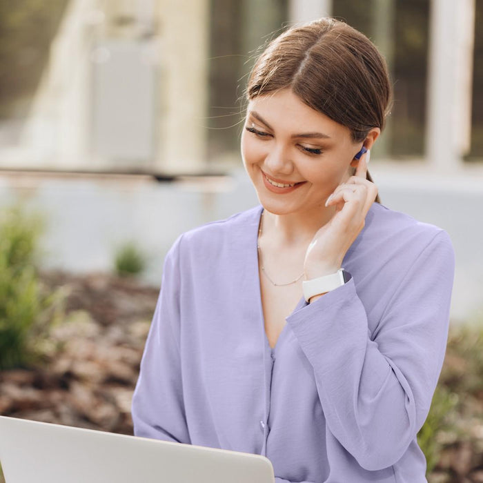 HAMA Bluetooth headphones "Freedom Buddy II", True Wireless, Purple