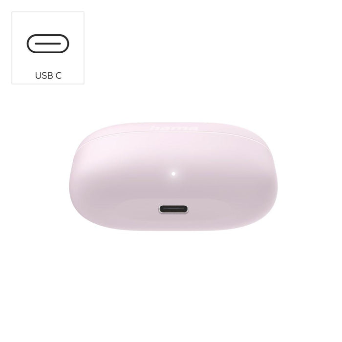 HAMA Bluetooth headphones "Freedom Buddy II", True Wireless, Pink