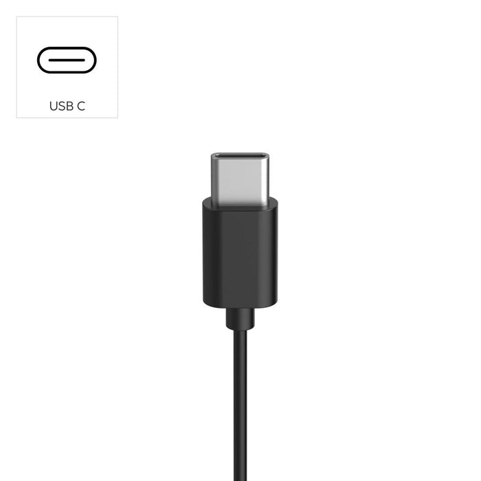 HAMA Headphones with microphone "Fun C", USB-C, cable guide on one side, black