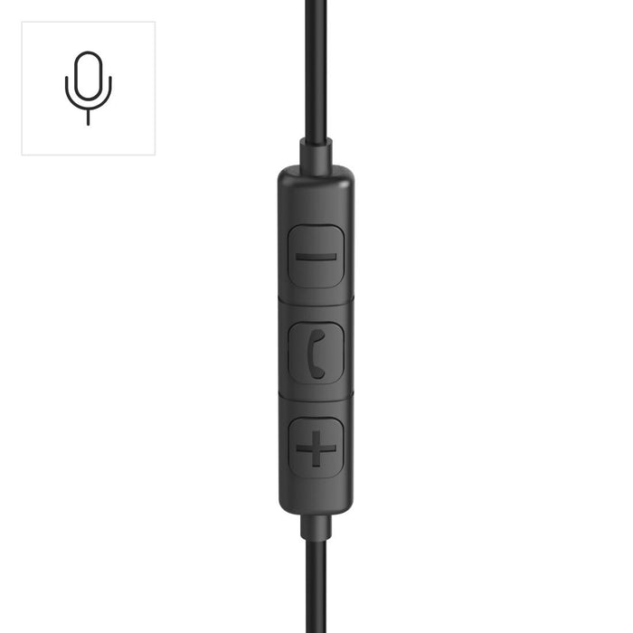 HAMA Headphones with microphone "Fun C", USB-C, cable guide on one side, black