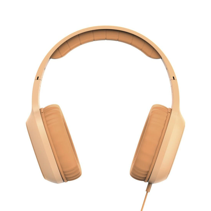HAMA Headphones with microphone "Fun C", USB-C, cable guide on one side, Orange