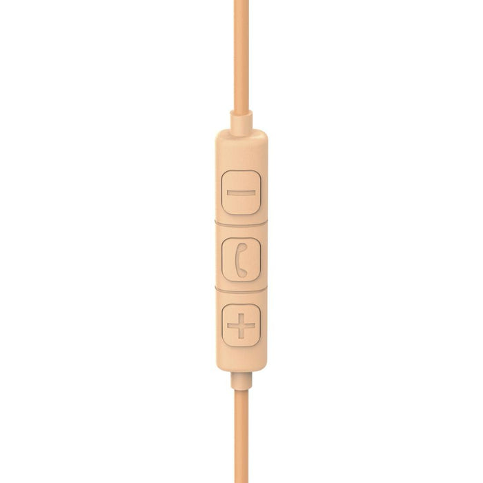 HAMA Headphones with microphone "Fun C", USB-C, cable guide on one side, Orange
