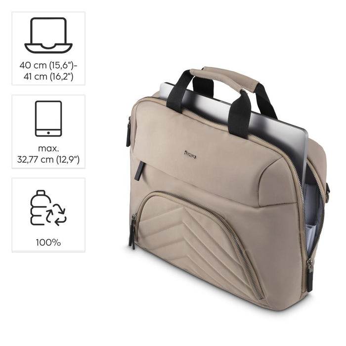 HAMA Laptop bag "Premium Lightweight", 40 - 41 cm (15.6"- 16.2"), beige