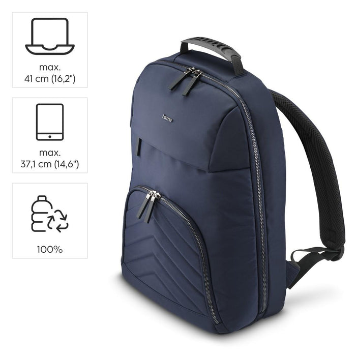 HAMA "Premium Lightweight" laptop backpack, up to 41 cm (16.2"), dark blue
