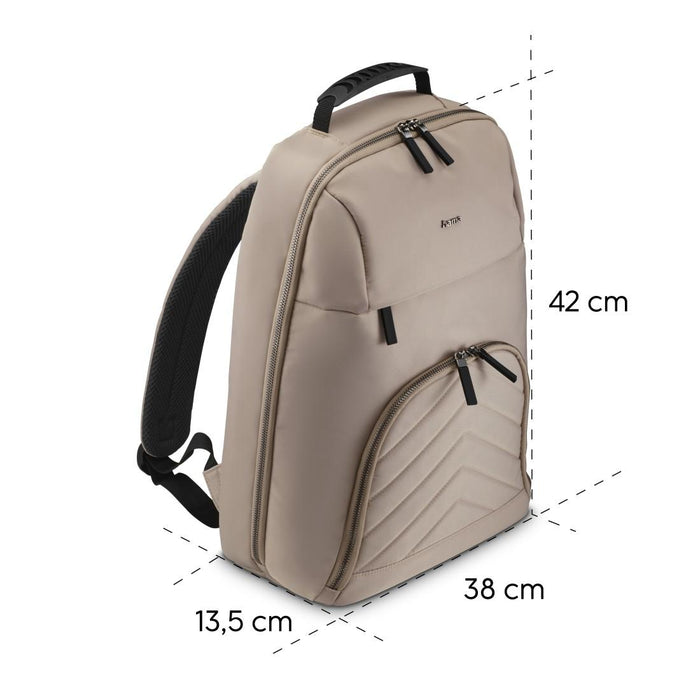 HAMA "Premium Lightweight" laptop backpack, up to 41 cm (16.2"), beige