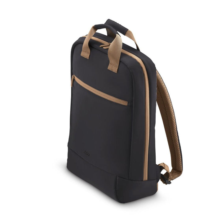 HAMA Laptop backpack "Ultra Lightweight", up to 41 cm (16.2"), black with brown