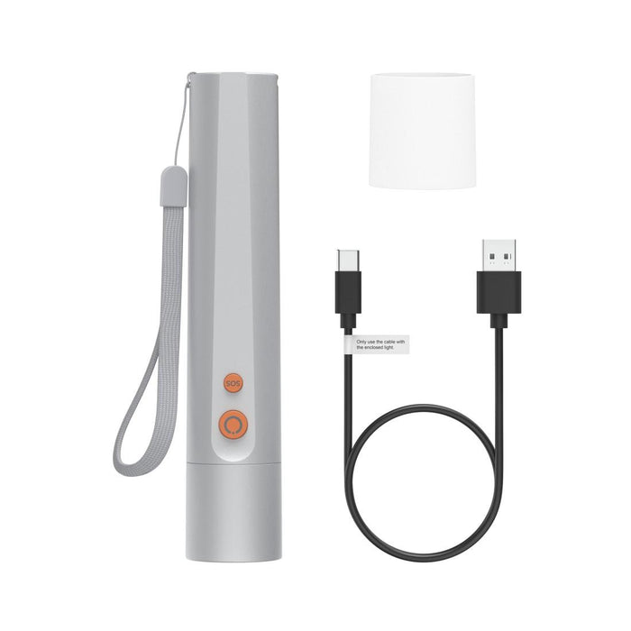 HAMA LED Flashlight FL350-C, rechargeable, aluminum, 4 modes + SOS