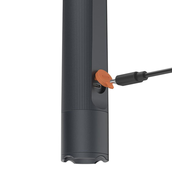 HAMA LED Flashlight FLX1200-C, rechargeable, shockproof, aluminum, 4 modes + SOS