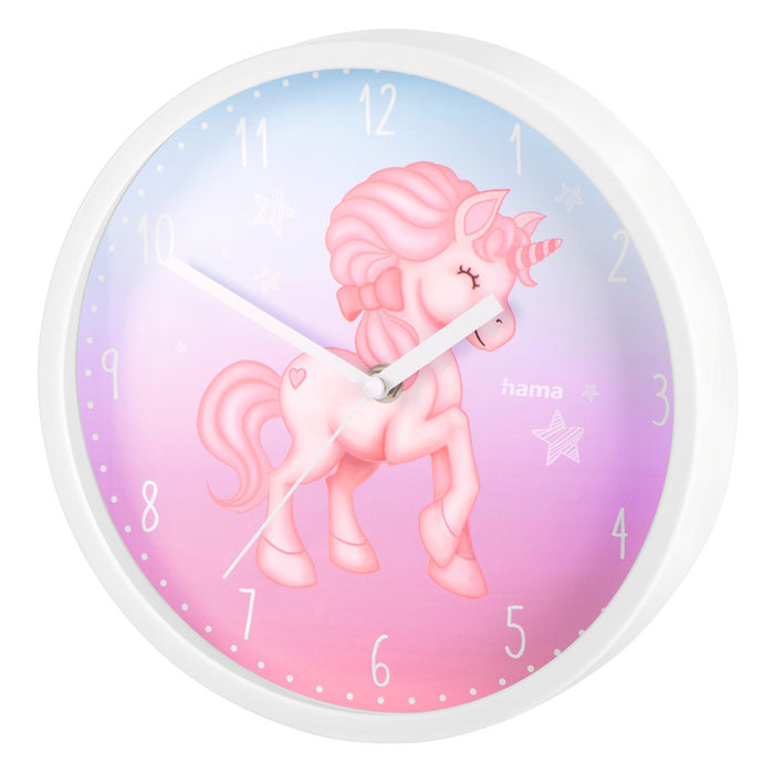 CHILDREN'S WALL CLOCK HAMA PONY F25 CM