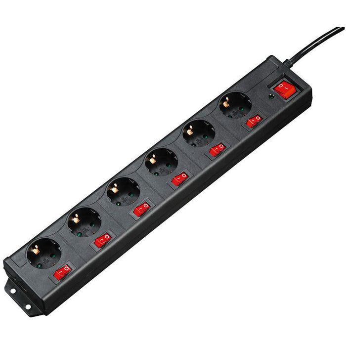 HAMA Power strip 6 sockets, 1.4m, 223160
