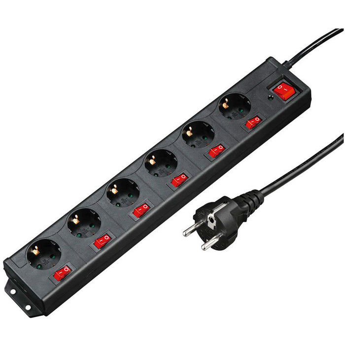 HAMA Power strip 6 sockets, 1.4m, 223160