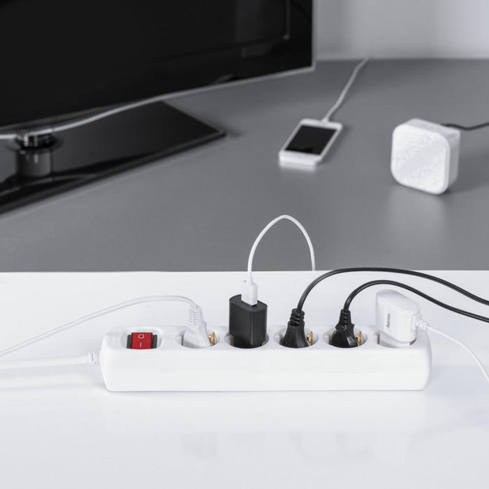 HAMA power strip, 5 sockets, 1.4m, 47842