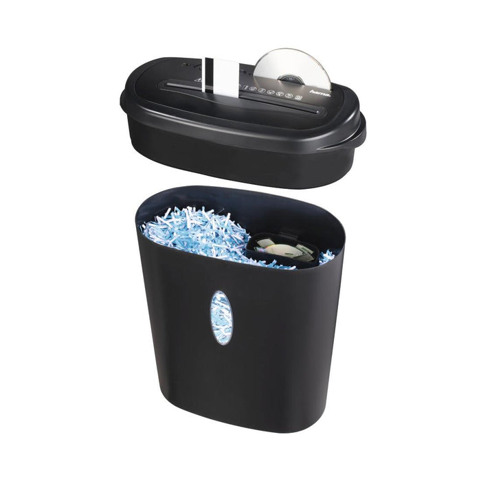 Shredder Hama Home X12CD, A4, 12 sheets, CD/DVD, Black