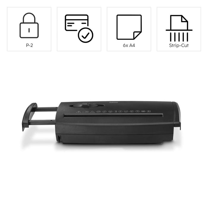 HAMA Shredder "Classic S60", security level P2 T2 E2