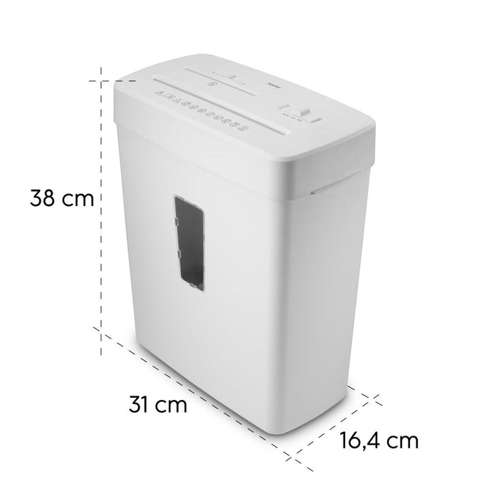HAMA Shredder "Prime M50CD-B", security level P5 T2 E2 O1, white