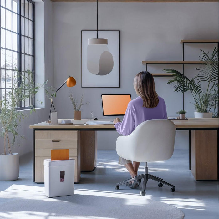 HAMA Shredder "Prime M50CD-B", security level P5 T2 E2 O1, white