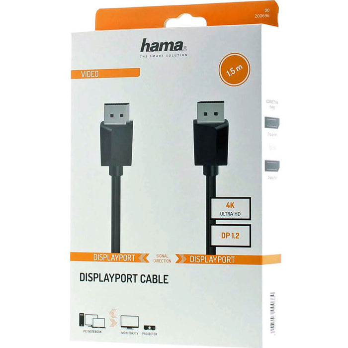 Cable M/M HAMA Ultra HD DisplayPort1.2 4K 78442/200696 Double-shielded