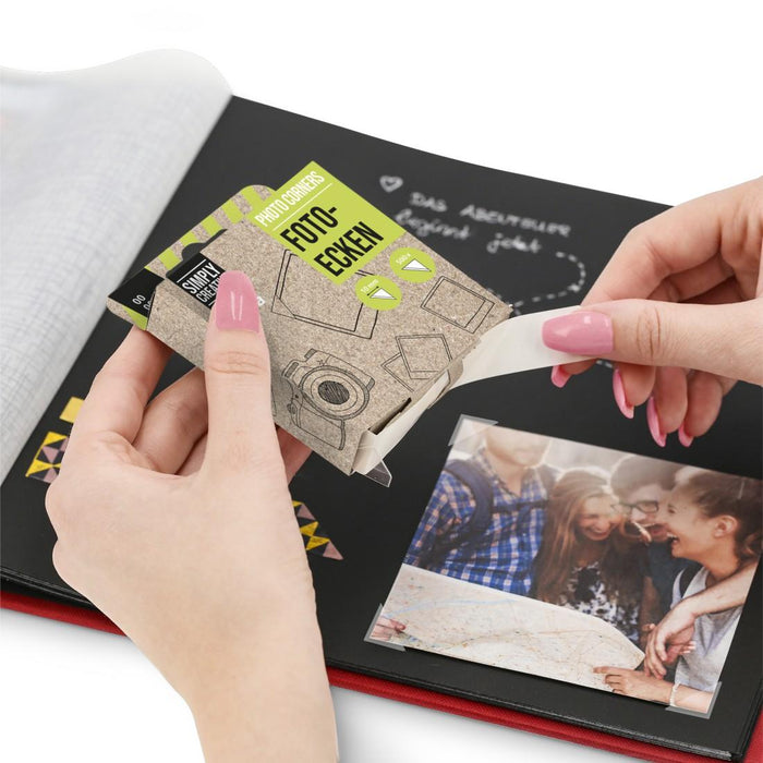 Self-adhesive photo corners, HAMA-07107