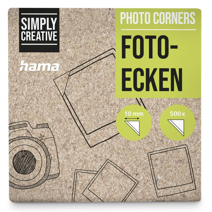 Self-adhesive photo corners, HAMA-07107