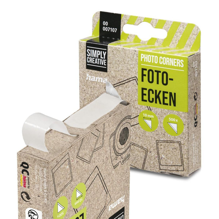 Self-adhesive photo corners, HAMA-07107