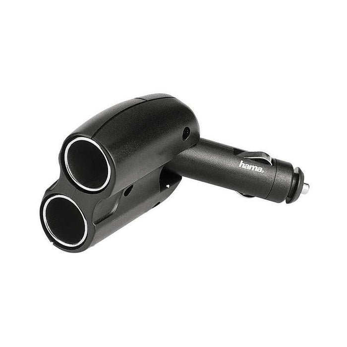 HAMA Splitter 1:2 for car cigarette lighter, 180 °, 12 V, 223403