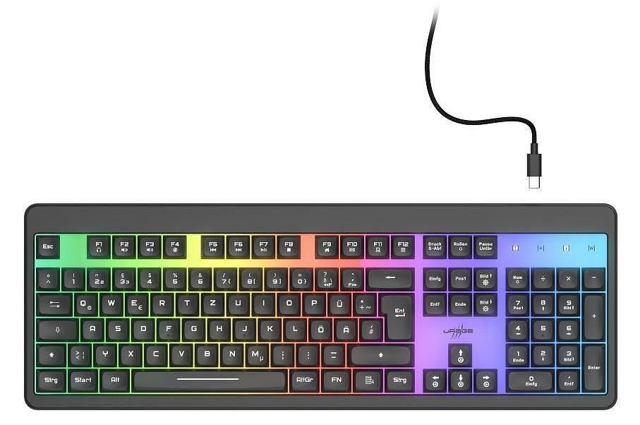 Hama Urage Exodus 215 Illuminated gaming keyboard USB, Cyrillic