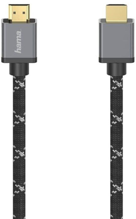 Cable HAMA Ultra HD, HDMI male - HDMI male, 8K, 48GB/s, metal, 2 m, Posl. connectors, Black