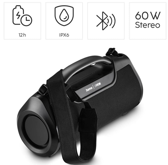 HAMA x Canton Bluetooth mobile speaker "Mate Pro", 60W, waterproof