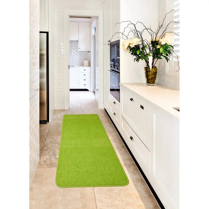 HAMILTON NIKOTEX GREEN PATH 67X250 CM - Пътеки<<<Килими<<<Мебели и интериор<<<Praktiker&&&Пътеки<<<Килими<<<Подови и