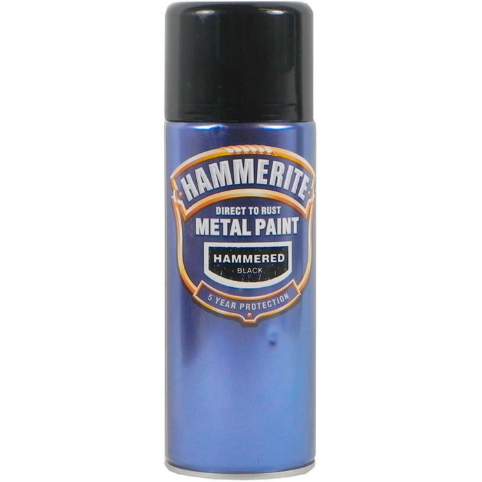 SPRAY PAINT HAMMER EFFECT BLACK HAMERITE