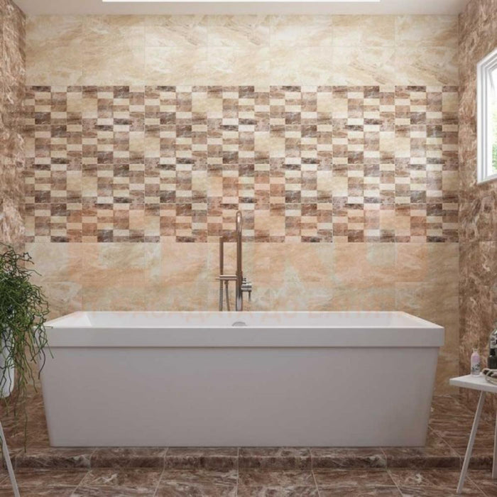 WALL TILE 25X40 BERNINA BROWN
