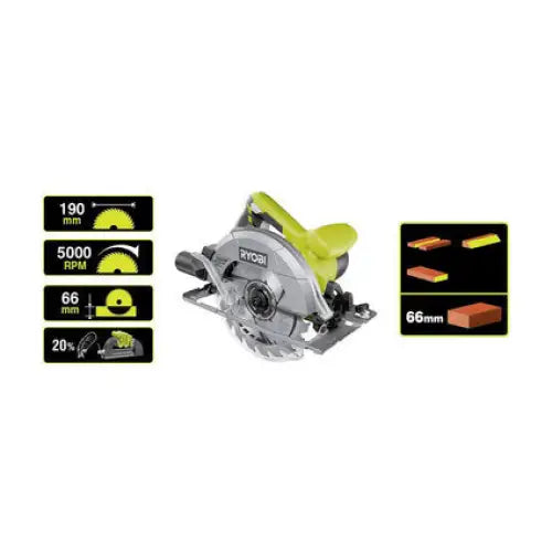 HAND CIRCULAR RYOBI RCS1400-G - Ръчни циркуляри<<<Триони и циркуляри<<<Инструменти и железария<<<Praktiker&&&Ръчни