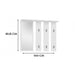 Hanger + mirror PARMA 100x15x.81.5 cm White - Hanging hangersWIE-WIS<<<HangersWIE<<<ActionPL