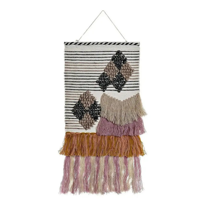 Hanging decoration DKD Home Decor Jute Cotton Wool (46 x 2 x 110 cm) - Декорация и Осветление<<<Дом
