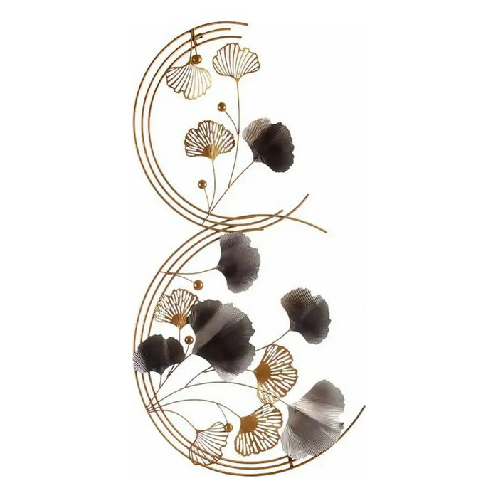 Hanging decoration Gift Decor Blue Copper Golden Metal Flowers 80 x 151 x 5,5 cm Mural - Декорация и Осветление<<<Дом