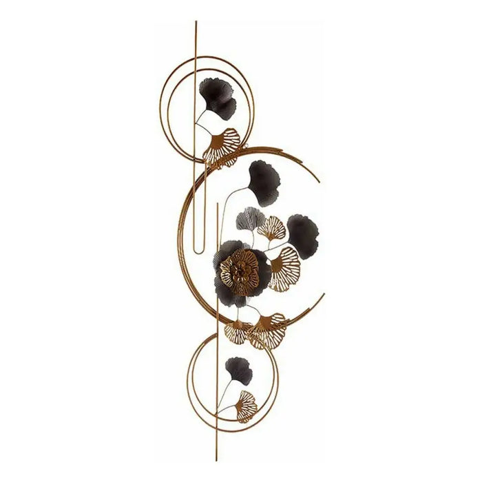 Hanging decoration Gift Decor Copper Golden Metal Flowers 60 x 150 x 7,5 cm Mural - Декорация и Осветление<<<Дом