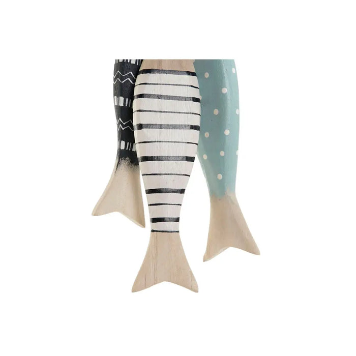 Hanging decoration Home ESPRIT Blue Red Multicolour Fish 5 x 2 x 20 cm (2 Units) - Декорация и Осветление<<<Дом